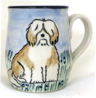 Havanese Brown and White -Deluxe mug - Click Image to Close